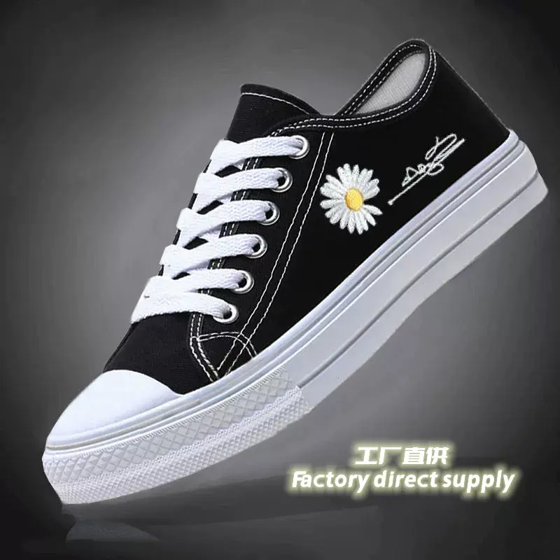 平底鞋子低帮帆布鞋女学生运动鞋外贸批发百搭韩版老北京轻便透气