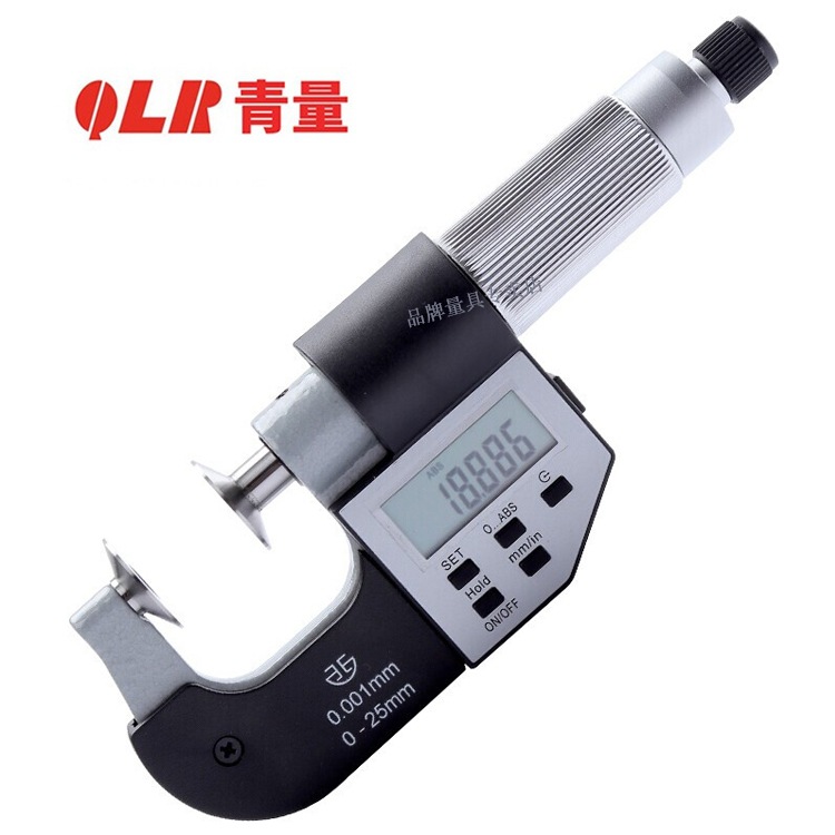 长量青量电子数显公法线千分尺 150-175mm 数显刻线公法线千分尺
