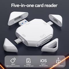 Amazon 3-in-1 Apple 携帯電話カードリーダー カメラ CCD カードリーダー SD/TF タブレット OTG に適しています