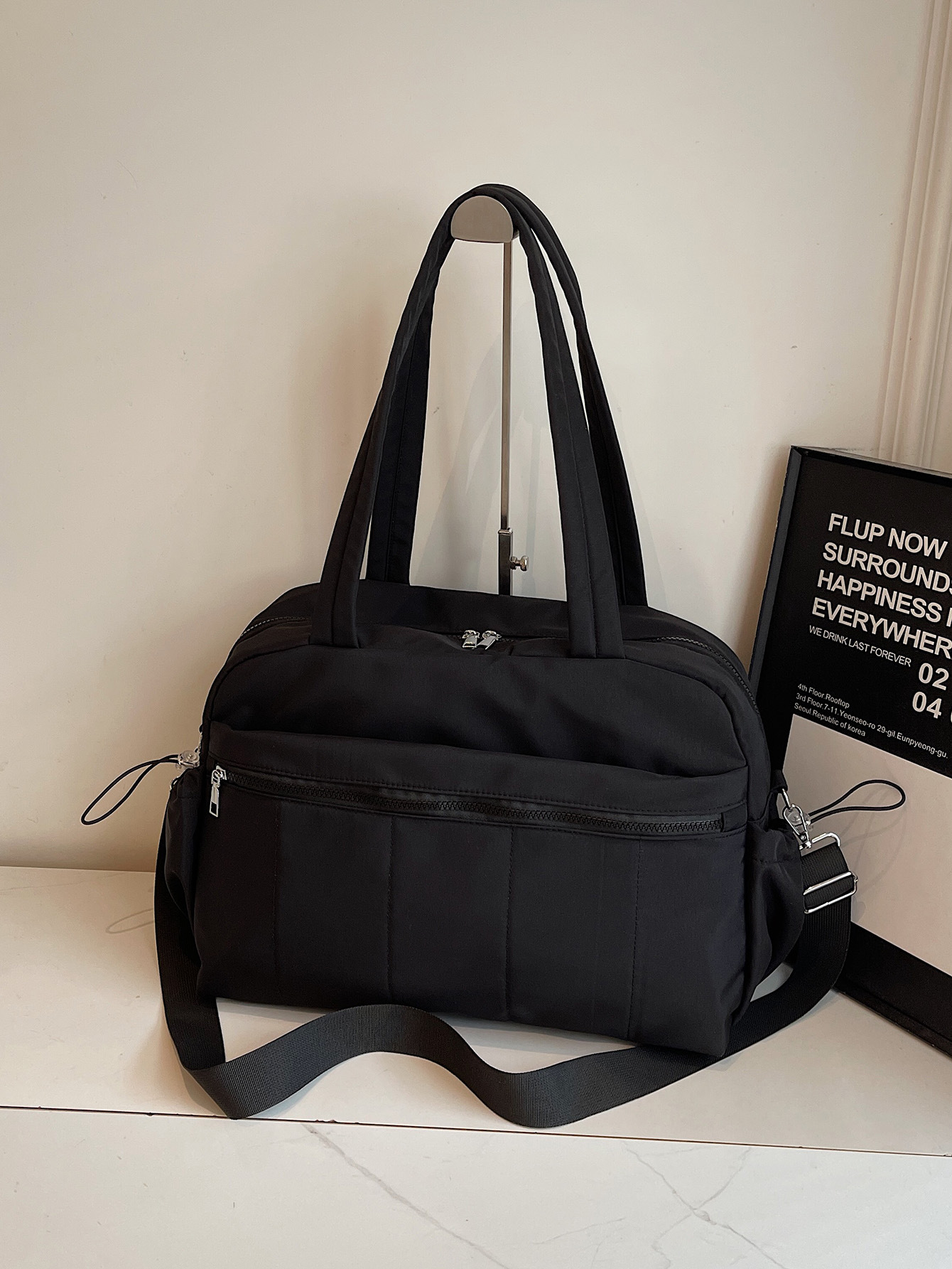 Transfronterizos nuevos bolsos de viaje de moda para mujeres bolsas de equipaje ligeras de gran capacidad bolsas deportivas de gimnasio bolsas de hombro