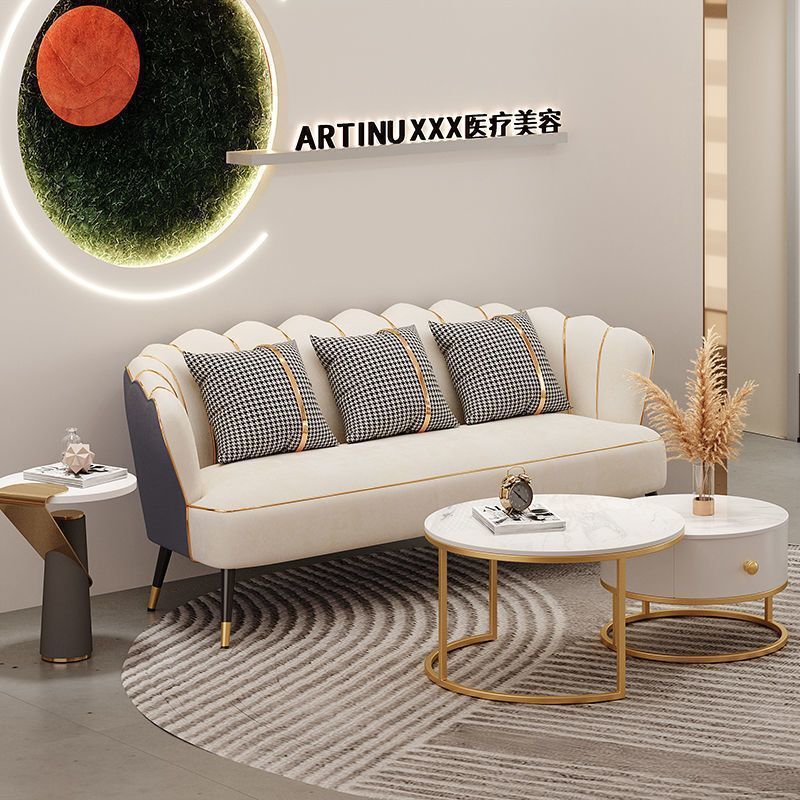 High-grade gray and off-white [technical cloth]