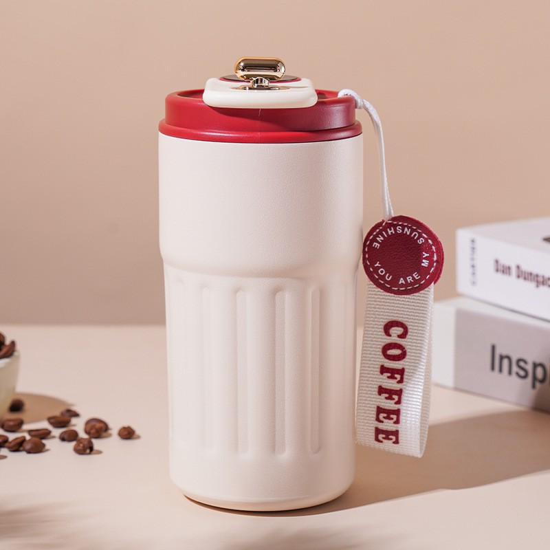 Taza Térmica de Café Inteligente de Acero Inoxidable 304 Con Tapa Portátil para Oficina y Hogar image 35
