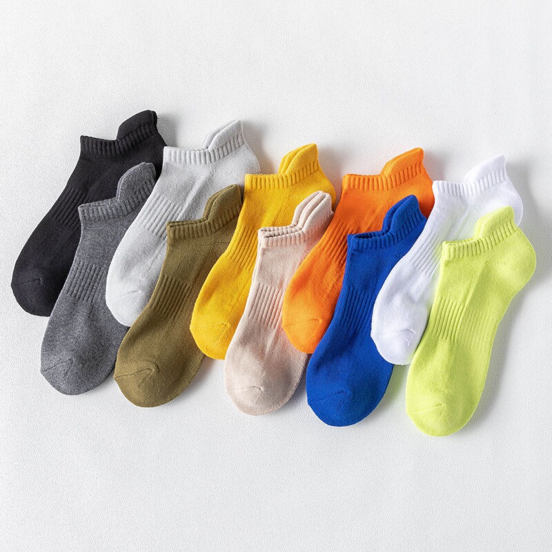 Men's Solid Color Short Socks, Autumn and Winter Thickened Sports Socks, Towel Bottom Cotton Yarn Short Tube Outdoor Terry Socks Men's Solid Color Short Socks, Autumn and Winter Thickened Sports Socks, Towel Bottom Cotton Yarn Short Tube Outdoor Terry Socks