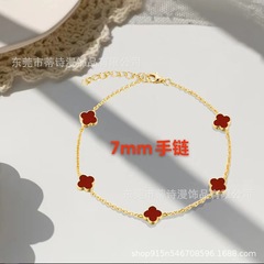 7mmの花の新型の軽くて豪華な小さい花のブレスレットのブレスレットの高級感の女性の個性のブレスレットの気質のブレスレットの卸売り