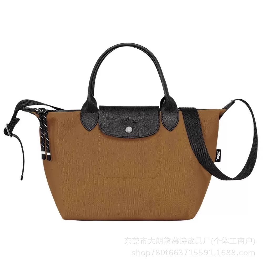 Agencia de distribución transfronteriza, segunda generación de productos de alta calidad, tela reciclada, bolsa de bola de masa, bandolera, bolso de mano