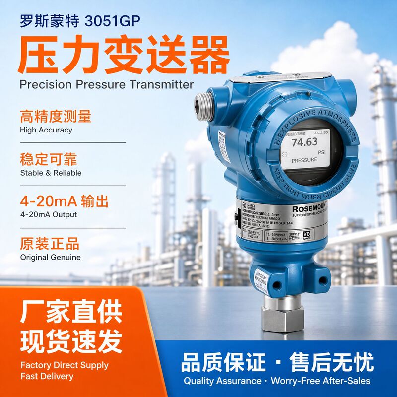 Source manufacturer Rosemount pressure transmitter 3051GP differential pressure transmitter high-precision transmitter wholesale Source manufacturer Rosemount pressure transmitter 3051GP differential pressure transmitter high-precision transmitter wholesale
