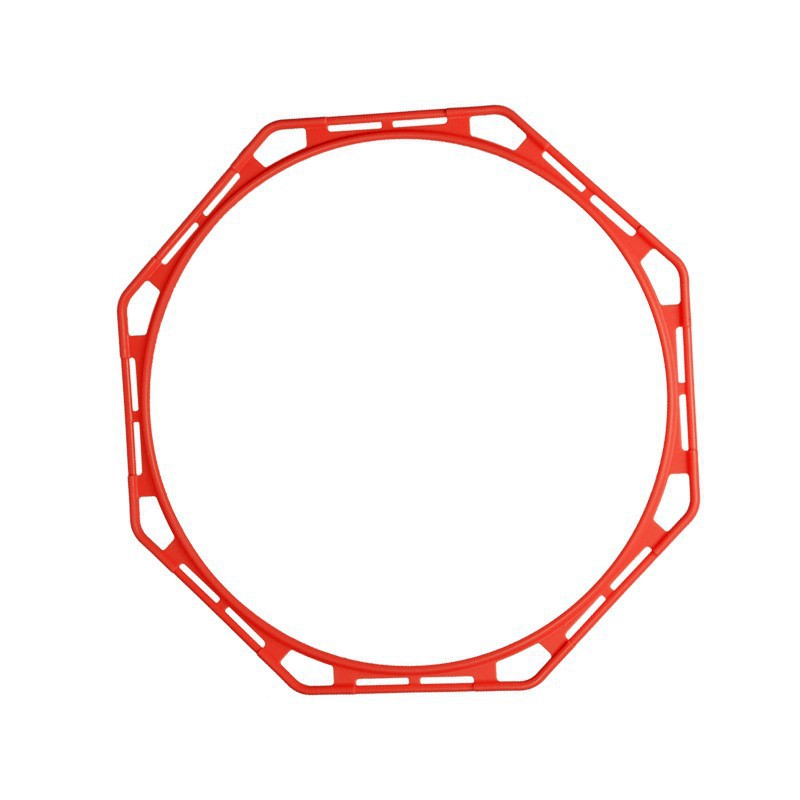 버클이있는 두꺼운 50cm 팔각형 빨강 (240g)