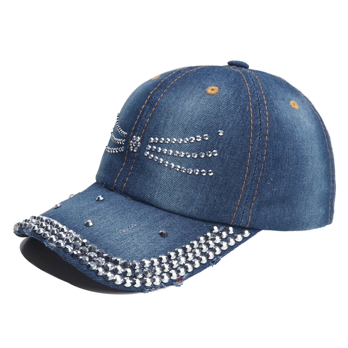 Denim Baseball Cap (Mosey) Unisex, Adjustable 56–58 cm, Summer Sun Hat
