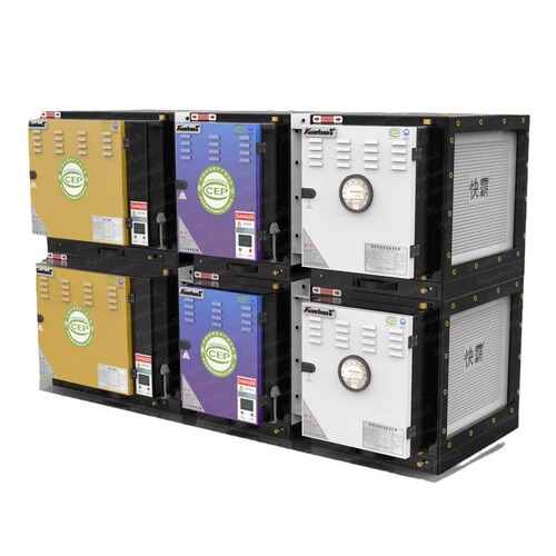 Kuaiba oil fume purifier compound purification and deodorization integrated industrial shopping mall hood filter 12000 air volume