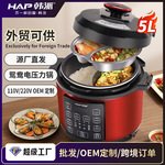 2025新款电压力锅5升家用多功能一锅双胆铝合金大容量贴牌定制