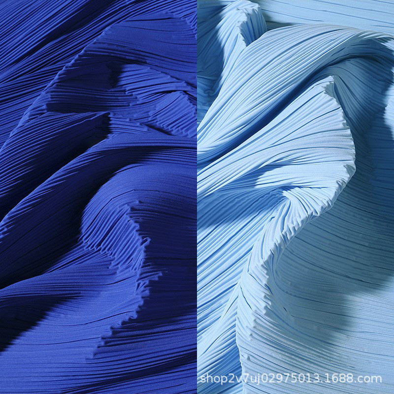 三宅一生シワ生地布地diy三宅一生背景装饰画圧シワ生地レモン布坊