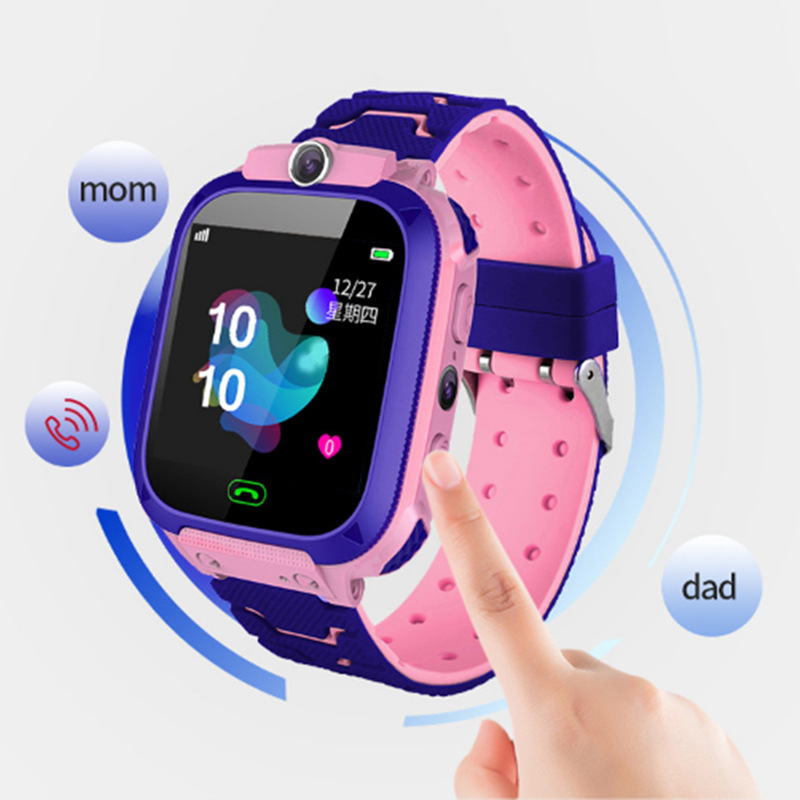 Cross-border e-commerce waterproof phone watch children positioning smart watch foreign trade 5 generations 6 multi-language wholesale Q12