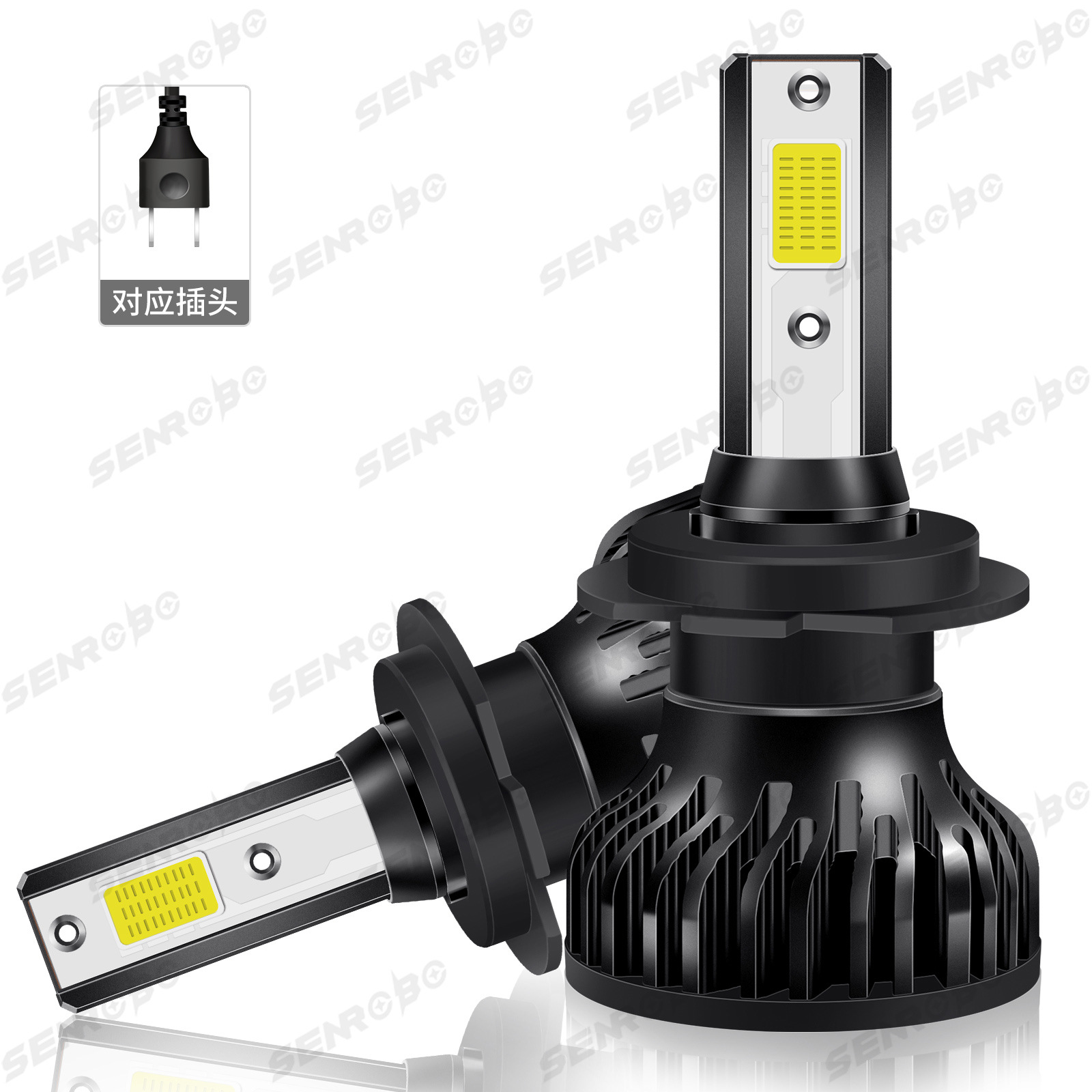 Fabricantes de venta caliente del automóvil LED construido S7 transfronterizo explosivo lámpara de coche H1H4H7 carro pequeño transformación de bombillas de faro image 9