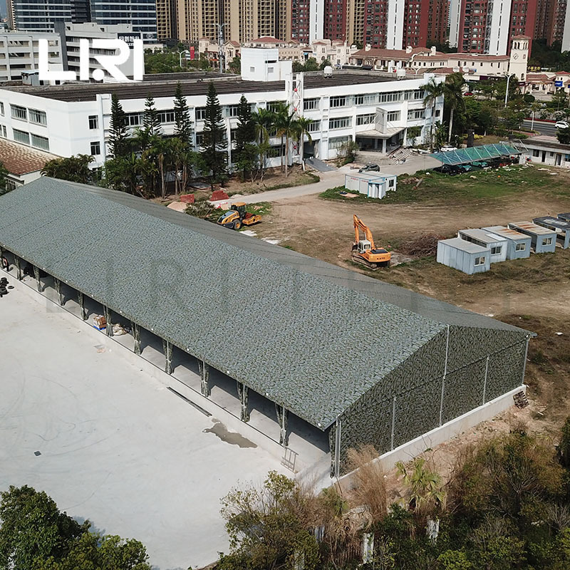 迷彩色仓库蓬房 铝合金户外篷房 福州移动仓储仓库篷房租赁