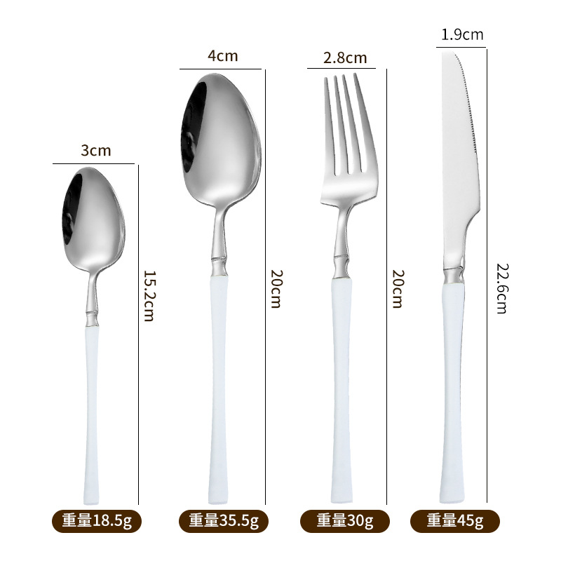 Plata-Set de 4 piezas