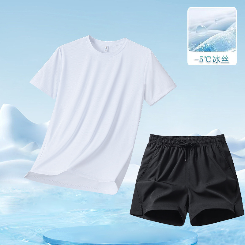 Blanco T + Pantalones negros - 55