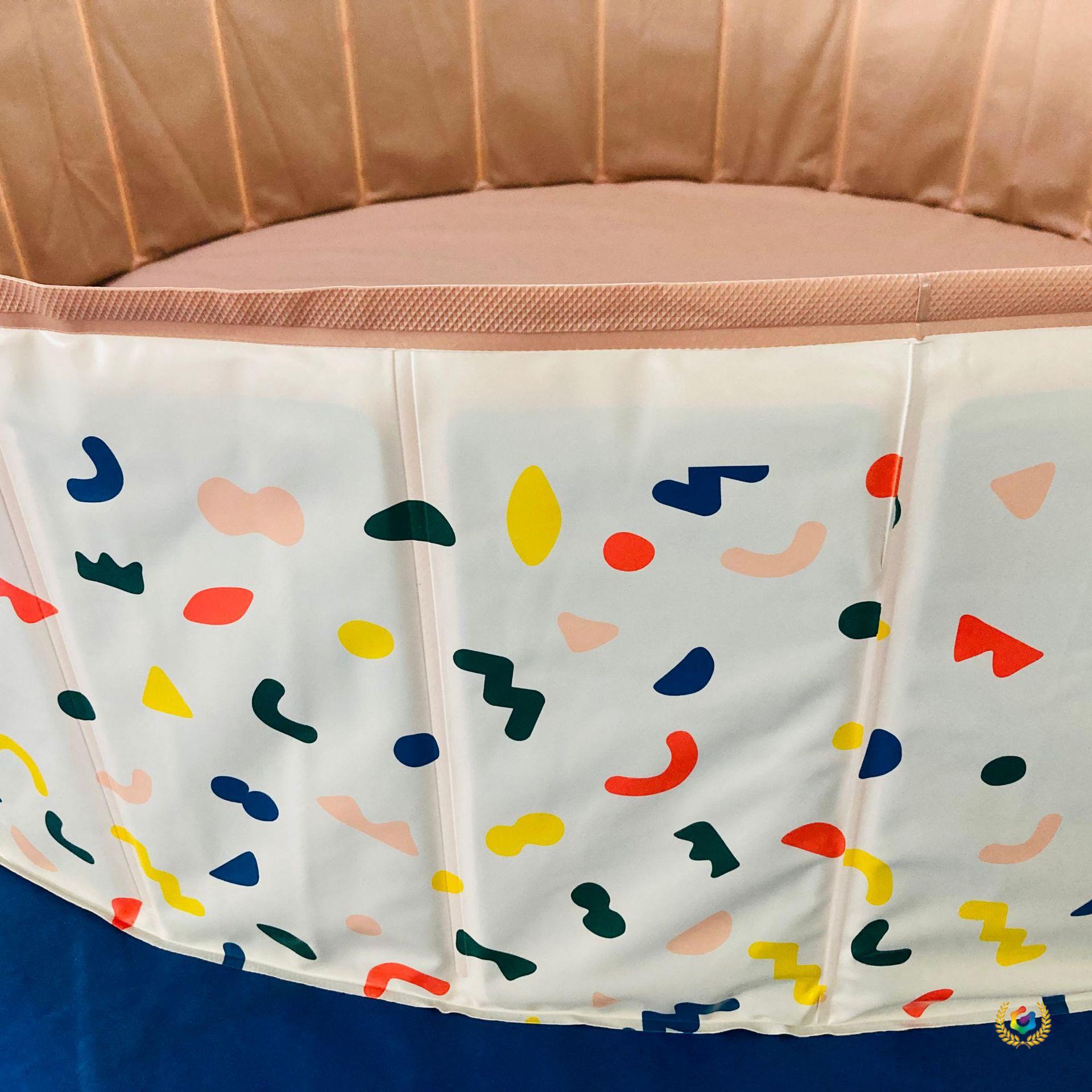 ✄厂家儿童海洋洗游泳池 室内家用pvc婴儿洗澡盆 围栏折叠宠物泳