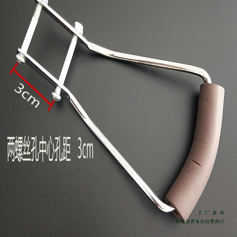 Water-Absorbing Handle Mop Hook Handle Sponge Rod Roller-Type Sponge Mop Accessories Folding Hook