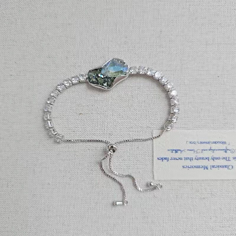 Huahiao Jewelry Brilliant Crystal Niche Temperament Bracelet Fashion Jewelry Accessories Women's Star Diamond Starry Jade