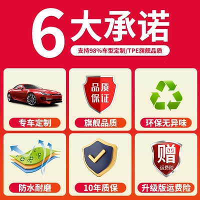 Suitable for 2025 BYD Seagull Dolphin TPE full-coverage floor mats, smart driving version, original factory top layer (Universal Foot Pad) - odorless-ten-year-warranty-leave-a-message-for-the-car-model-byd-seagull