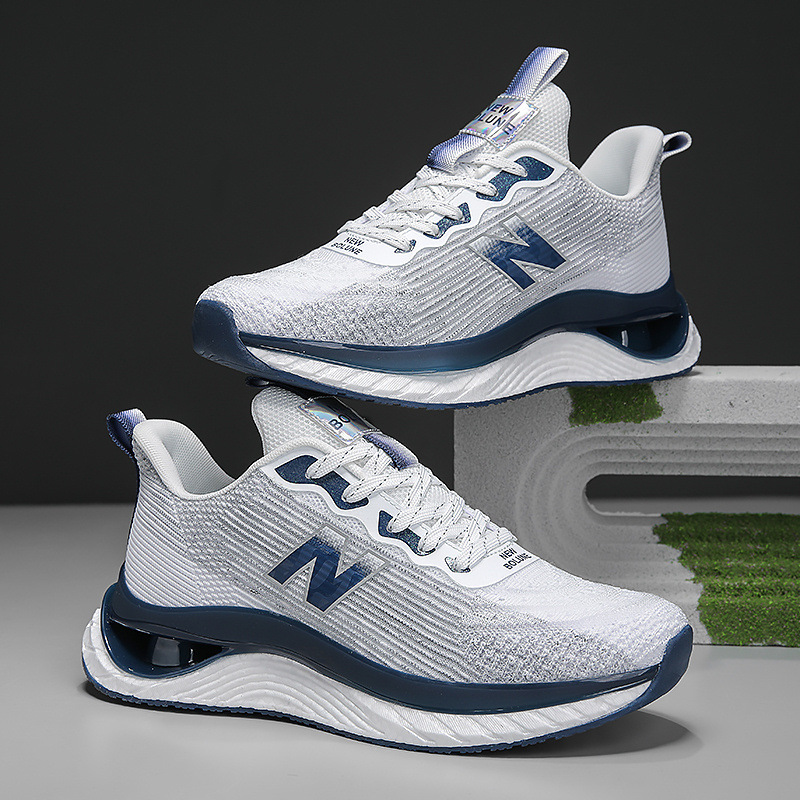 NEW BOLUNE/新百伦官方正品男鞋轻便透气跑步减震休闲运动鞋软底