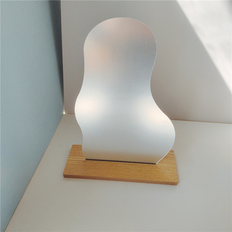 Día del Trabajo actividades entre padres e hijos DIY espejo de maquillaje INS estilo especial espejo de maquillaje de transformación manual de jardín de infantes espejo de maquillaje