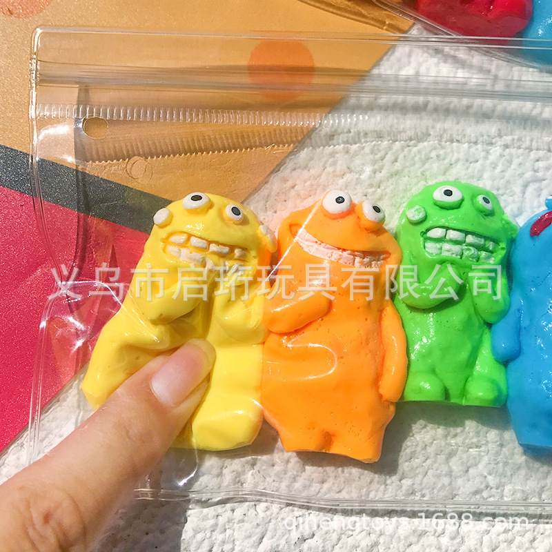 Super feos, bonitos monstruos de barro pellizcantes, música divertida, juguetes, adornos feos, ocho monstruos, celebridades en línea, descompresión, descarga de cosas feas