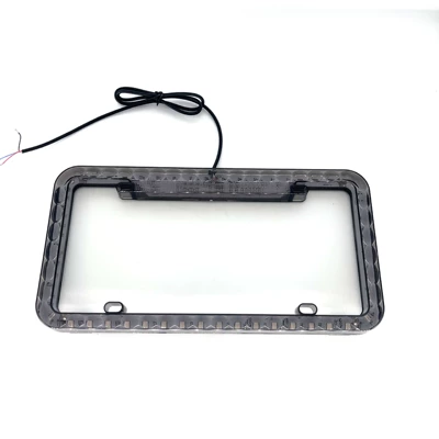 License plate lamp: Black 48Led American Car License
