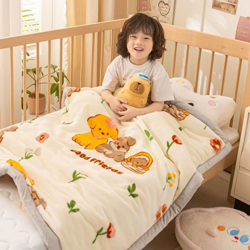 Manta Infantil Raschel de Doble Capa de Poliéster, Engrosada, para Jardín de Niños image 21