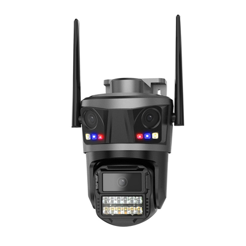 9MP triple lens surveillance camera, ultra HD, WiFi outdoor