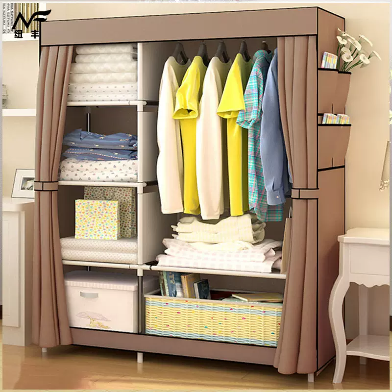 简易衣柜 衣橱 橱窗布衣柜 无纺布布衣橱 折叠整理收纳整理柜