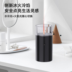 New Product Candlelight Aromatherapy Machine with Colorful Simulated Candle Flame Humidifier Car USB Charger Office Home Diffuser