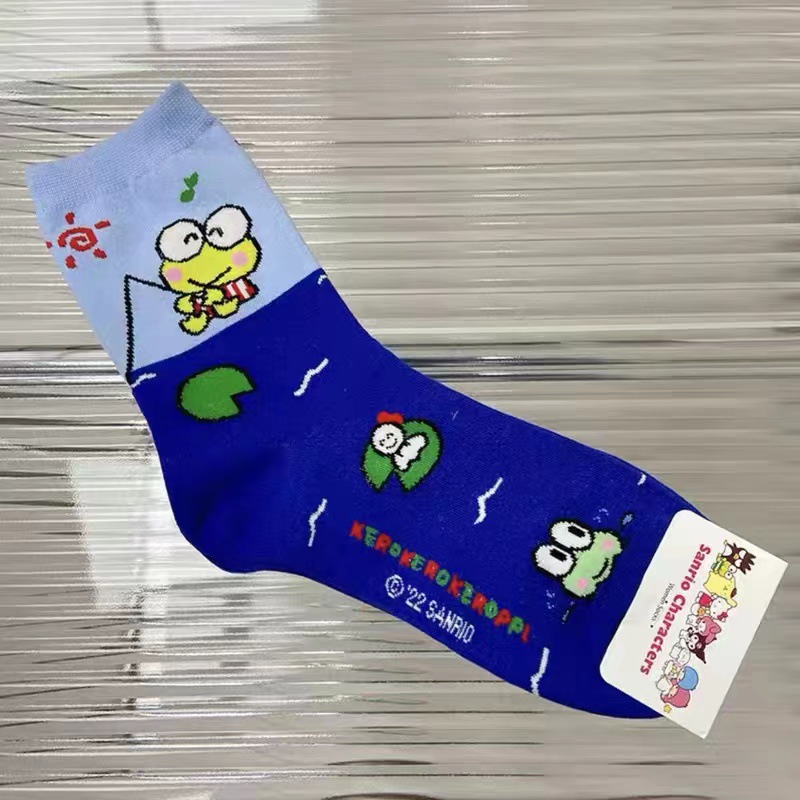 Big Eye Frog in Socks 1 Double