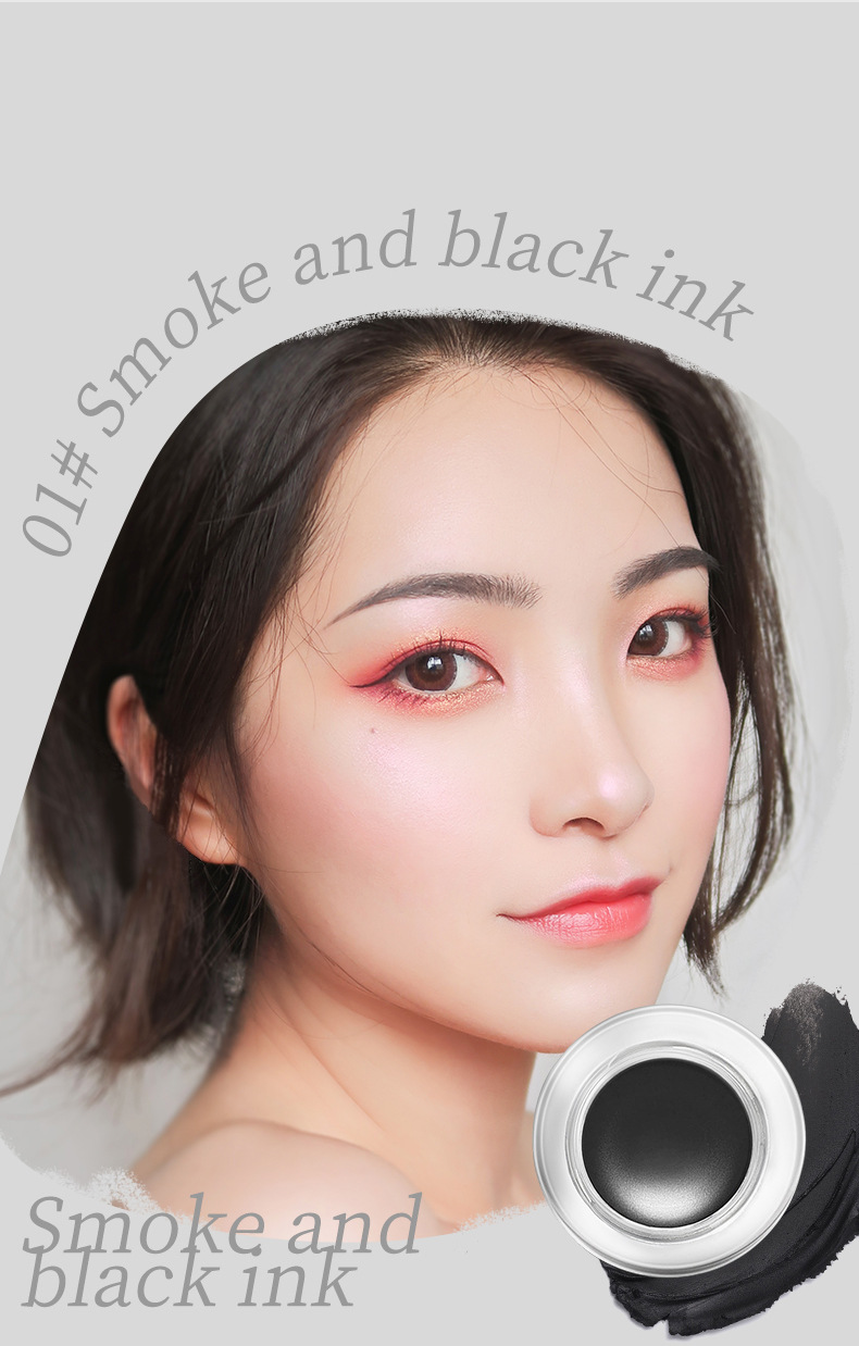 NOVO domestic eyeshadow liquid cream is sweat-proof, water-proof, non-smudging, long-lasting and does not fade. It is suitable for beginners and students undefined