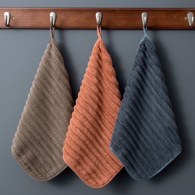Toallas pequeñas toallas suaves cuadradas colgantes absorción de agua secado rápido para niños y mujeres lindos toallas domésticas para inodoro
