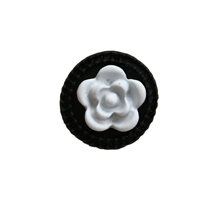 Retro earrings, silver 925 sample, flowered, simple and elegant design