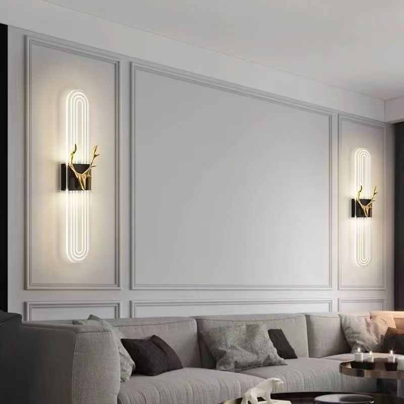 Lámpara de pared interior de estilo europeo simple dormitorio de hotel pasillo decoración lámparas de pared creativas lámparas Zhongshan lámparas