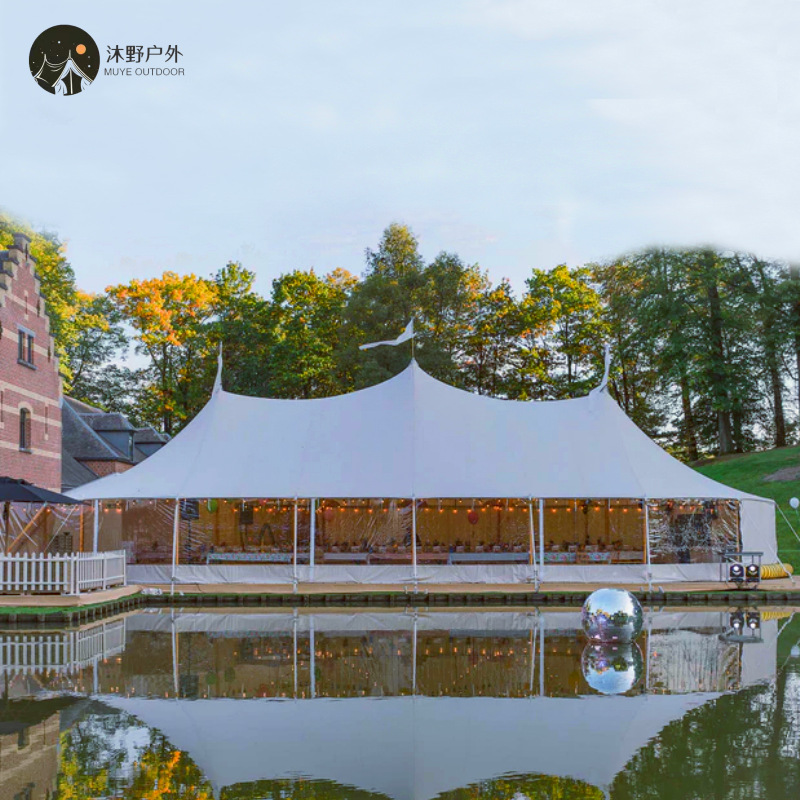 膜结构遮阳棚景观张拉膜民宿帐篷景区度假村野外露营膜结构大棚
