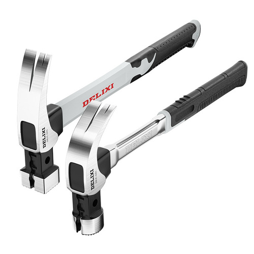 Delixi claw hammer multifunctional hammer woodworking hammer tool special steel pure steel all-in-one universal hammer nail hammer