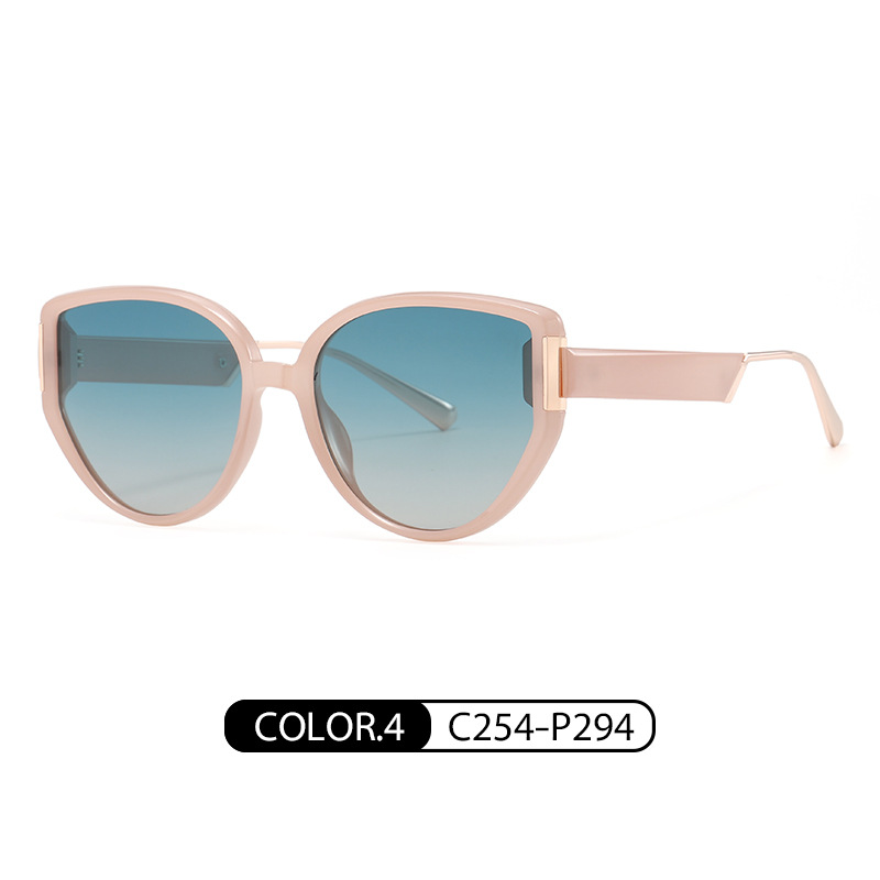 Nueva Europa y América gafas de sol polarizadas de alta calidad de la marca de moda gafas de sol TJ719 ultra-luz TR UV a prueba de gafas de sol para las mujeres