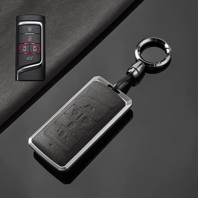 Suitable for 24 GAC Trumpchi Car key bag - trumpchi-a-tarnish-aluminum-alloy-cement-ash-fur-convenient-buckle