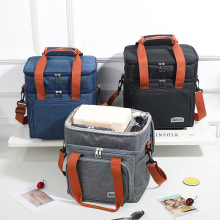 现货 新品跨境亚马逊便携冰包午餐包外出野餐露营折叠冷藏保温包