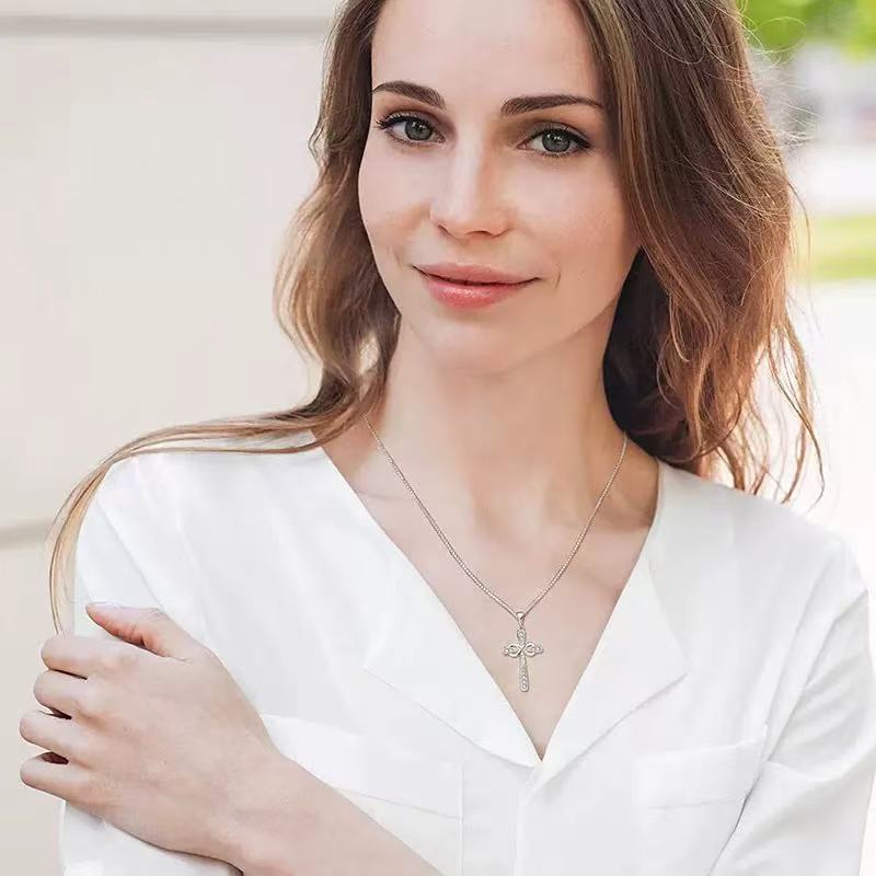 Neo-Deco-Schmuckstück aus dem Ausland: Möbius-Ring-Halskette „Ewige Unendlichkeit“, modisches neues Trendaccessoire_voghion.com