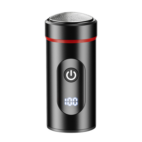 Mini electric shaver rechargeable washable car small steel cannon shaver electric men's portable digital display shaver