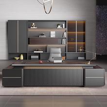 高档领导办公桌总裁桌老板桌烤漆大班台办公室家具董事长桌椅