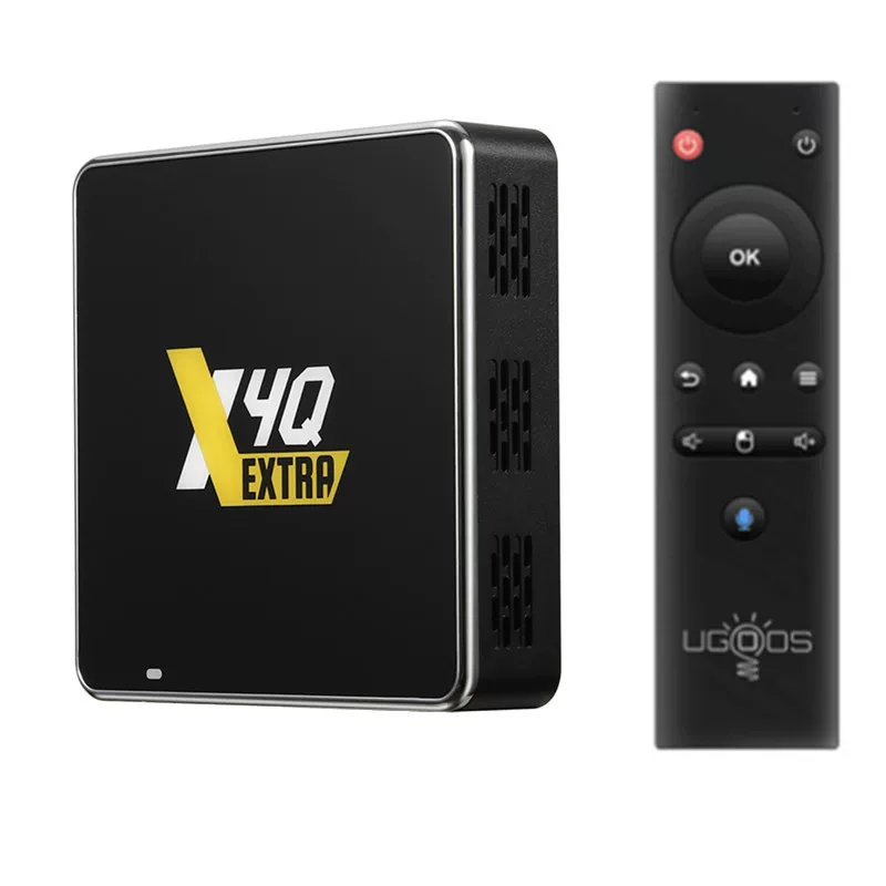 UGOOS X4Q EXTRA Motyle Sky S905X4-J 128G Смарт-Голос tvbox Android 11