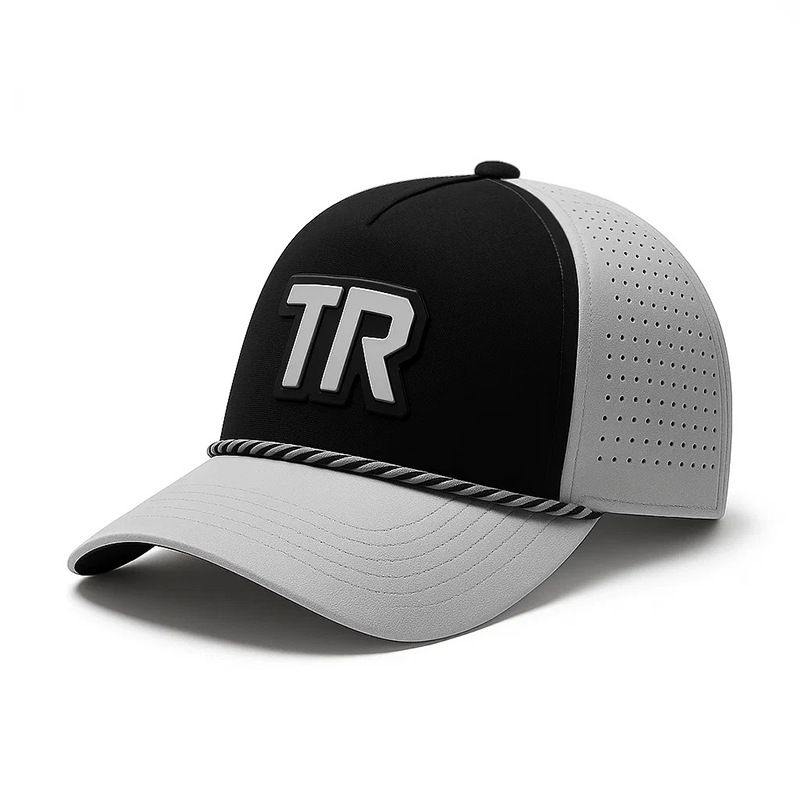 Sombreras de cuerdas gorras de pelota secas rápidas gorras de béisbol gorras de malla perforadas al aire libre gorras de béisbol logotipo personalizado para hombres y mujeres