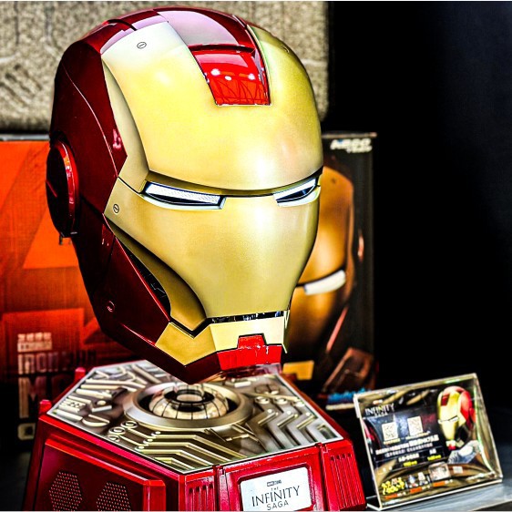 Iron Man Jarvis MK7 dəbilqə kolleksiya modeli Bluetooth dinamikli
