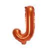 Black red creative balloon, layout, decorations, 16inch, English letters