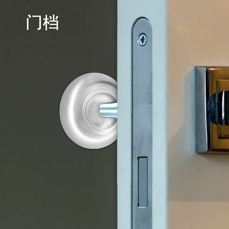 门把手防撞垫自粘固定贴多功能强力贴保护门墙把手透明防撞贴减震|undefined
